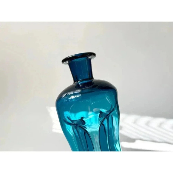 Vintage Kluk Kluk Holmegaard Vintage Midcentury Modern Glass Decanter - 10" - Picture 2 of 10